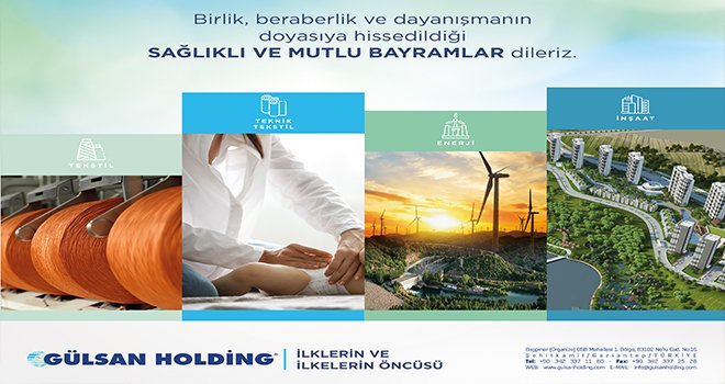 GÜLSAN'dan Bayram Mesajı