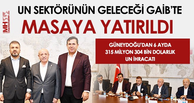 Güneydoğulu hububat ihracatçıları un sektörüyle buluştu