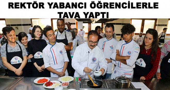 Gür, öğrencilerle tava yaptı