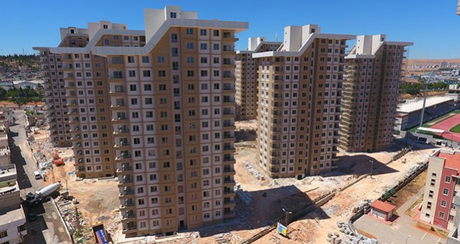 GÜZELYURT SOSYAL KONUTLARI'NDA SONA GELİNDİ