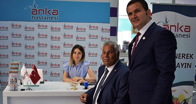 Halıcıların sağlığı Domotex’te Anka Hastanesine teslim