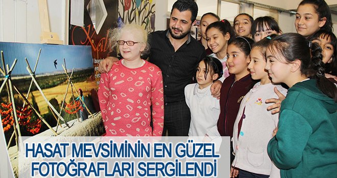 Hasat Mevsimi fotoğrafları, Ticaret Borsası Ortaokulunda sergilendi