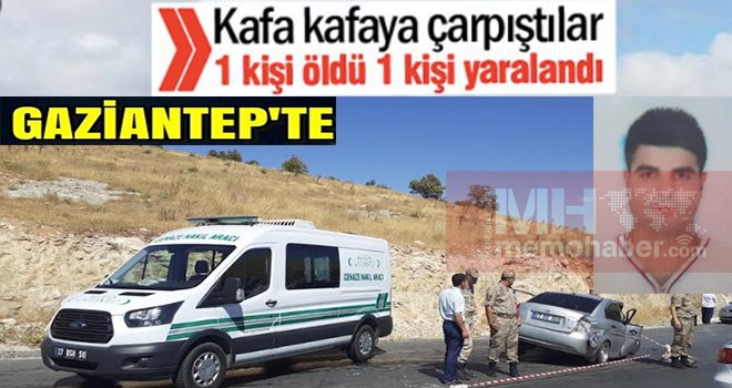 Otomobille kamyonet çarpıştı: 1 ölü, 1 yaralı