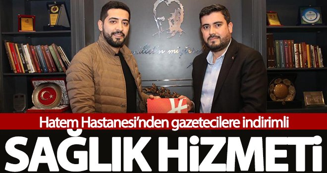 Hatem Hastanesi'nden gazetecilere indirim