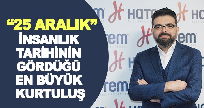 HATEM’den 25 Aralık mesajı