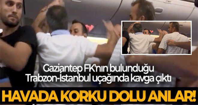 Havada korku dolu anlar! Trabzon-İstanbul uçağında kavga çıktı