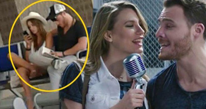 Havalimanında görüntülendiler!