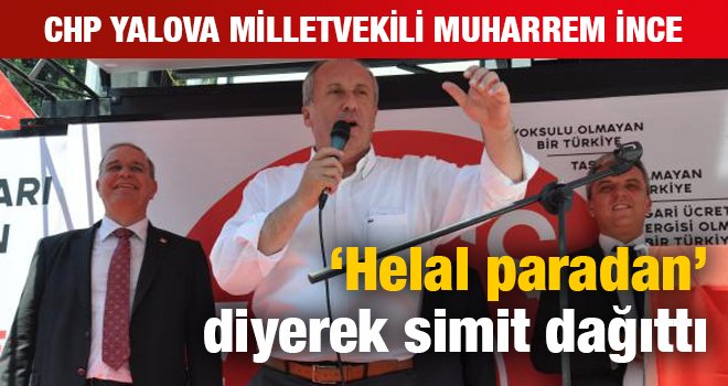 'Helal paradan' diyerek simit dağıttı