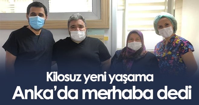 Hem kilo verdi hem de sağlığına kavuştu