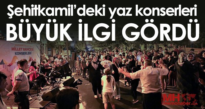 Her gün farklı bir parkta konser düzenlendi