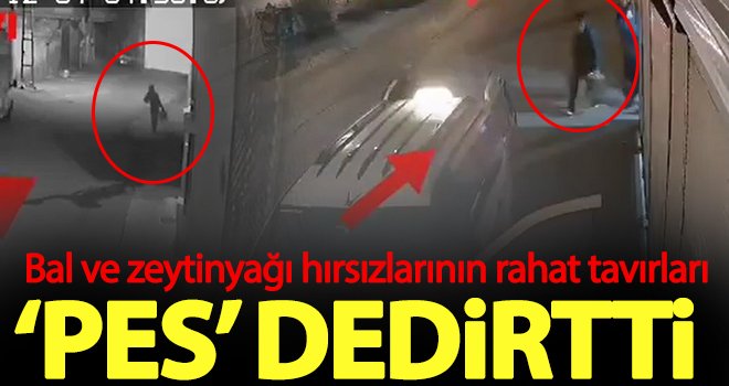 Hırsızlarının rahat tavırları ‘pes’ dedirtti