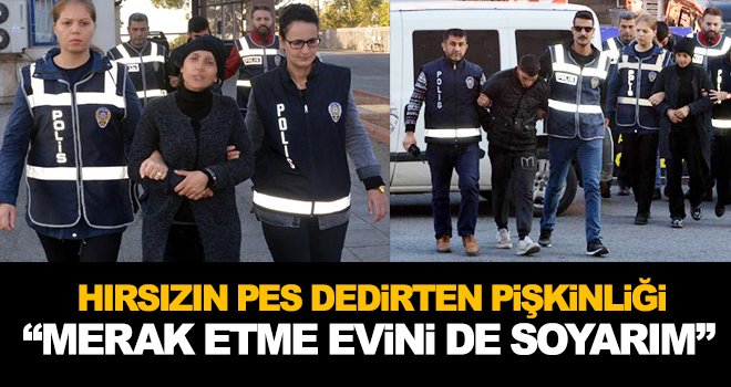 Hırsızlık şüphelisinden pes dedirten cevap: Çek bu video...