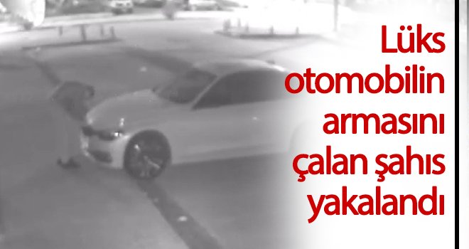 Hırsızlık yapan şahıs, polis operasyonu ile yakalandı