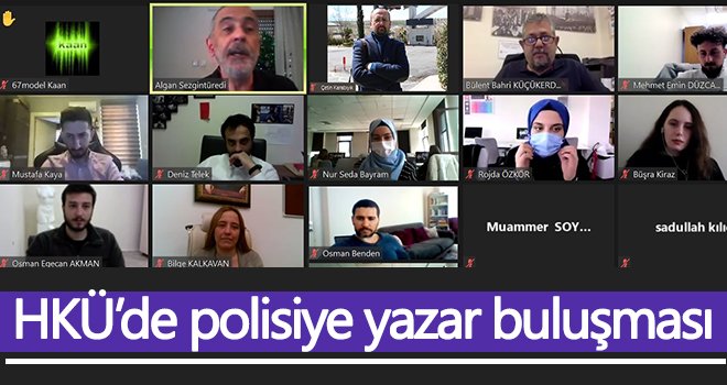HKÜ’de polisiye yazar buluşması