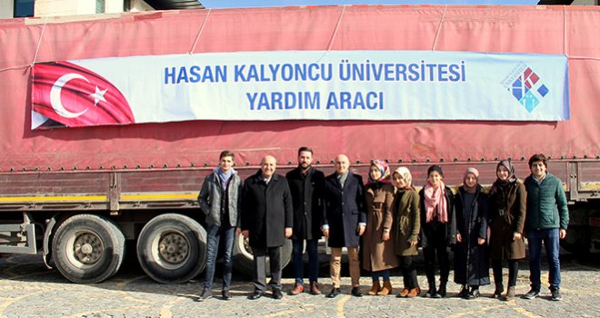 HKÜ’lü Öğrencilerden Halep’e Yardım Eli