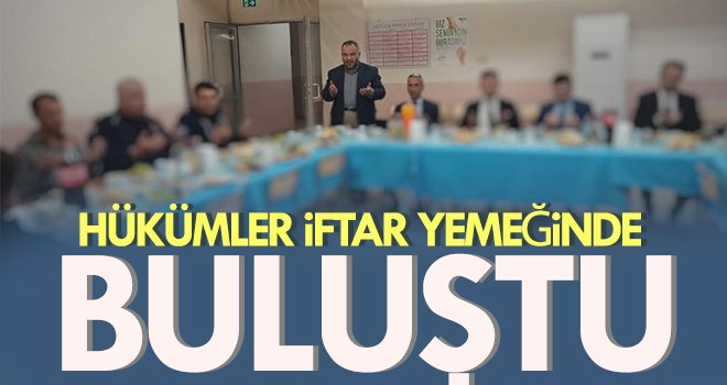Hükümlü ve tutuklular iftar yemeğinde buluştu