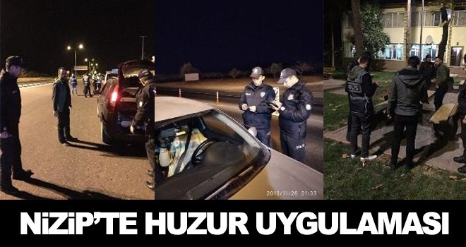 Huzur uygulaması:1 araç trafikten men edildi