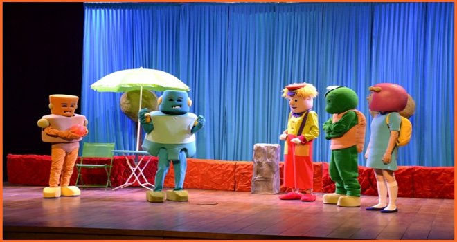 “İbi Çocuk Müzikali” Gaziantep'te çocuklarla buluştu