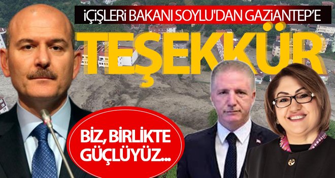 İçişleri Bakanı Soylu: Biz, birlikte güçlüyüz...