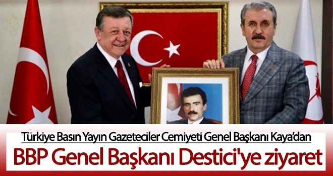 İki genel başkan genel merkezde bir araya geldi