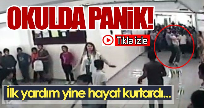 İlk yardım eğitimi alan öğretmenler yine hayat kurtardı