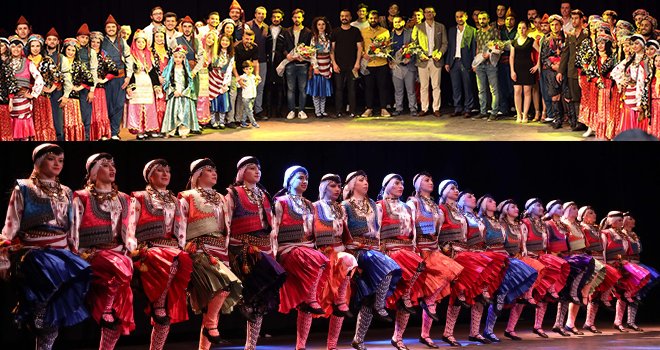 İlkokul öğretmenlerinden halk oyunları gösterimi