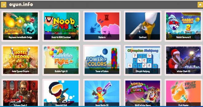 İndirmeden Oyun Oynama Sitesi