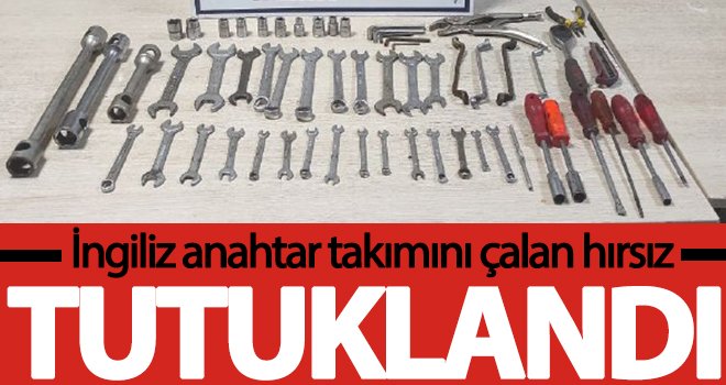 İngiliz anahtar takımını çalan hırsız tutuklandı