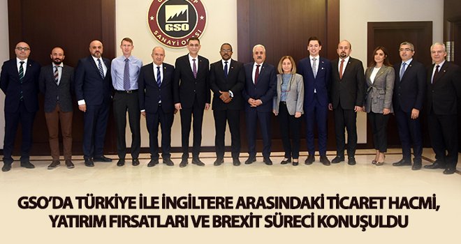 İngiltere Büyükelçiliği'nden GSO'ya ziyaret