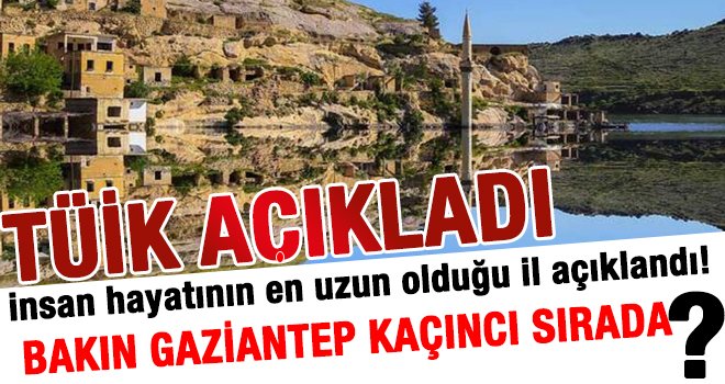 İnsan ömrünün en uzun ve en kısa olduğu illerimiz