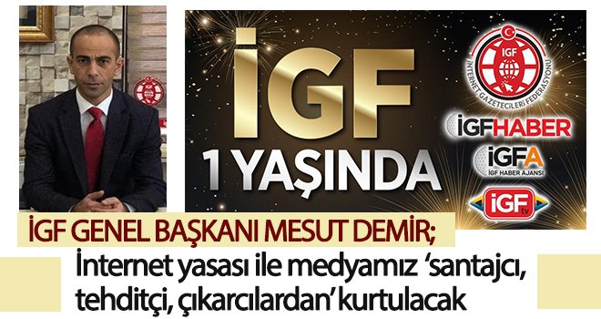 İnternet Gazetecileri Federasyonu 1 yaşında