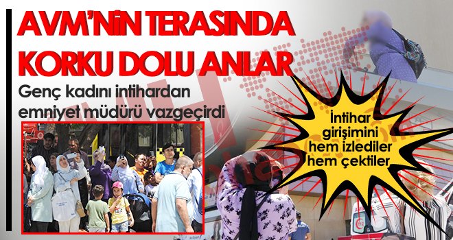 İntihar girişimini hem izlediler hem çektiler