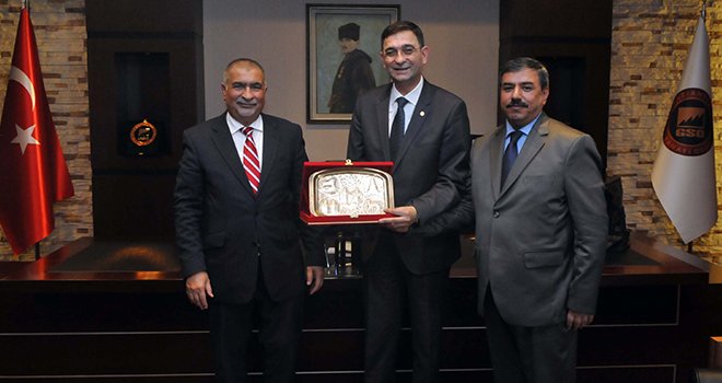 Irak Büyükelçisi ve Başkonsolosu GSO'yu ziyaret etti