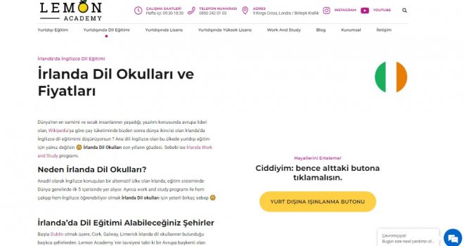 İrlanda’da Dil Okuluna Gitmenin Avantajlarından Yararlanın