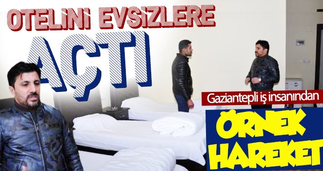İş insanı, otelini soğuk havada dışarıda kalan evsizlere açtı