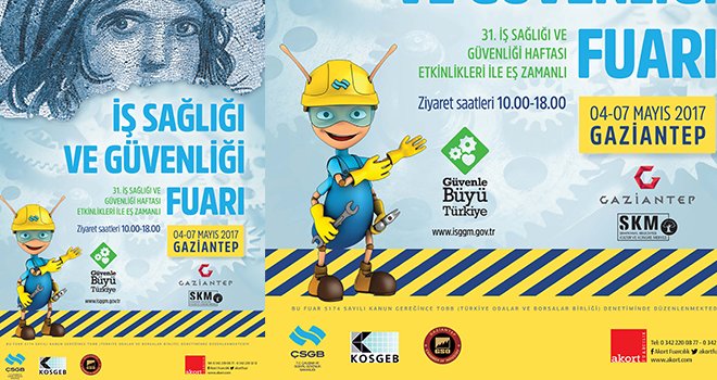 'İş Sağlığı ve Güvenliği Fuarı' 4 Mayıs'ta başlıyor