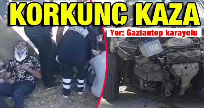 İşçi servisi ile otomobil çarpıştı: 12 yaralı