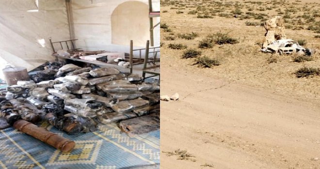 IŞİD'den temizlenen bölgede çok sayıda patlayıcı ele geçti