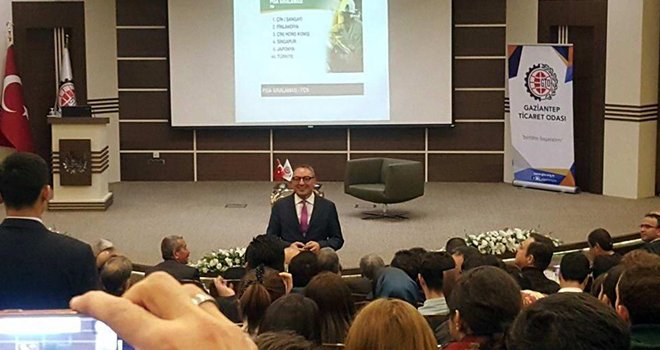 İslahiye MYO Öğrencileri Seymen’in söyleşisine katıldı