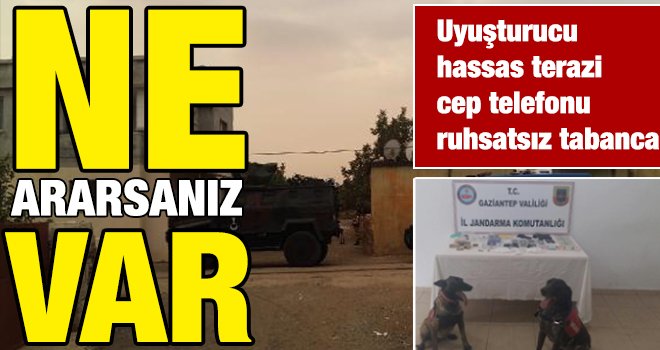 İslahiye'de uyuşturucu operasyonu: 4 tutuklama