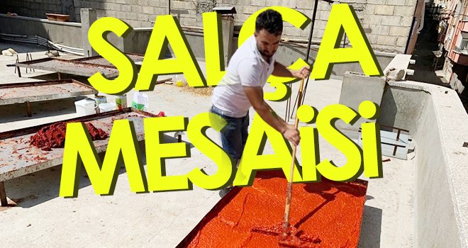 İşletmeler, günlük 20 ton salça üretiyor