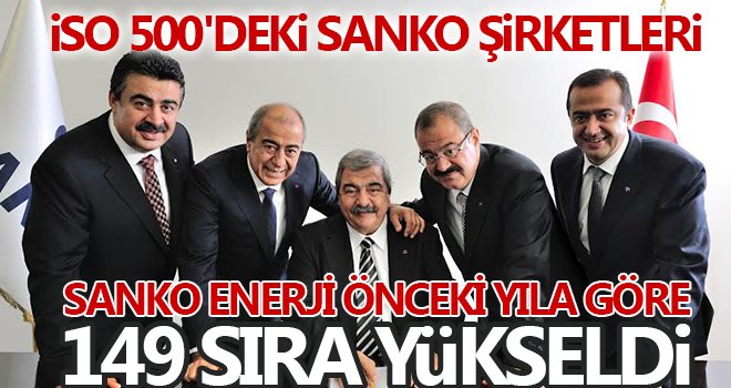 İSO 500'deki SANKO şirketleri