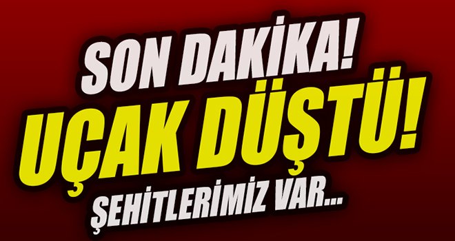 Isparta'da askeri eğitim uçağı düştü: 3 şehit