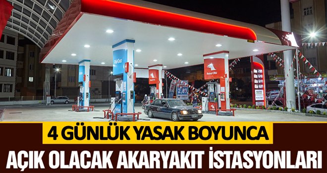 İşte Gaziantep'te açık olacak akaryakıt istasyonları