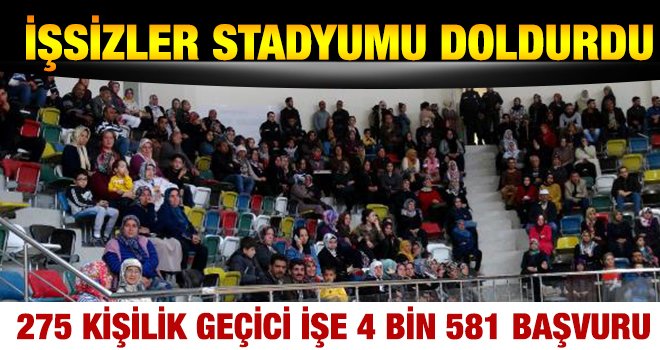 İstihdam edilecek kişiler kurayla belirlendi