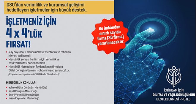 İstihdam İçin Dijital Ve Yeşil Dönüşümün Desteklenmesi projesi başladı