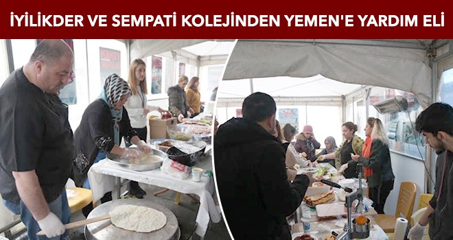 İyilikder ve Sempati Kolejinden gıda kermesi...