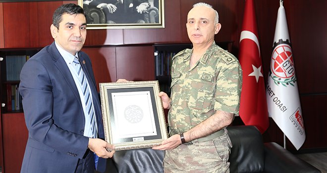 Jandarma Komutanından GTO’ya veda ziyareti