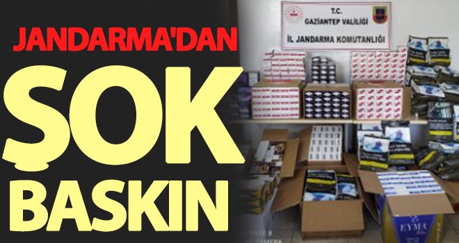 Jandarma'dan suçlulara şok baskın!..
