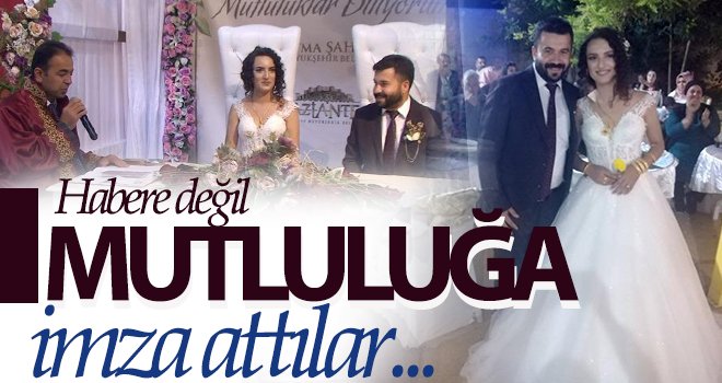Jiyan Cin ve Orhan Erkılıç, mutluluğa imza attılar